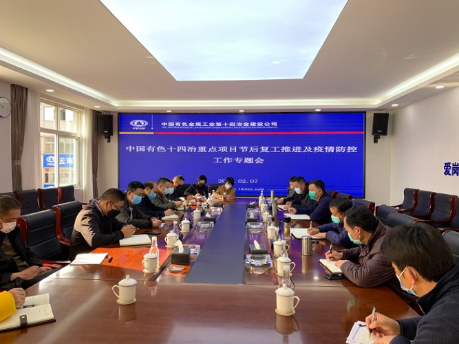 重点项目节后复工会议
