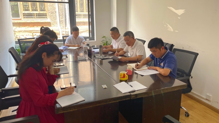 黄伟参加十九直管党史学习教育专题组织生活会图